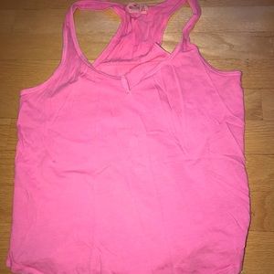 HOLLISTER BRIGHT PINK TANK TOP